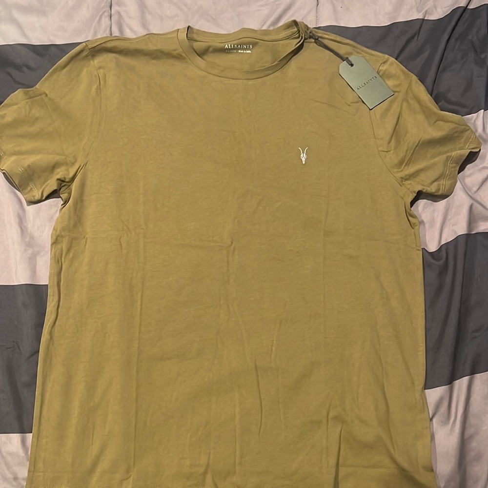 All Saints Seaweed Green Tee